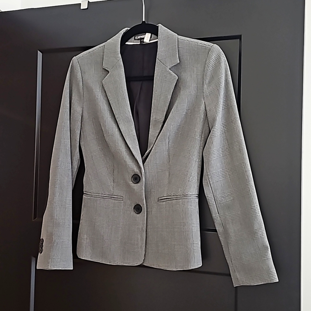Gray Professor Blazer (elbow patches)